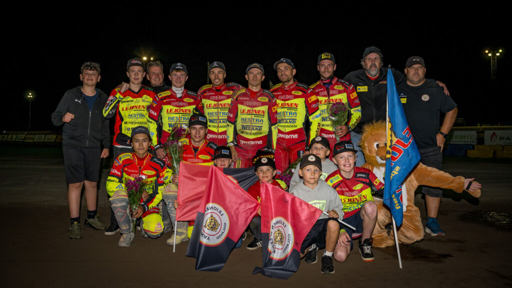 Gislaved, SVERIGE - 3 September 2024 : Bilder från första semifinal matchen i Bauhausligan mellan Lejonen och Indianerna på OnePartnerGroup Arena den 3 September i Gislaved ( Foto: Douglas Svalin / SarnehedPhoto )  Nyckelord Keywords: