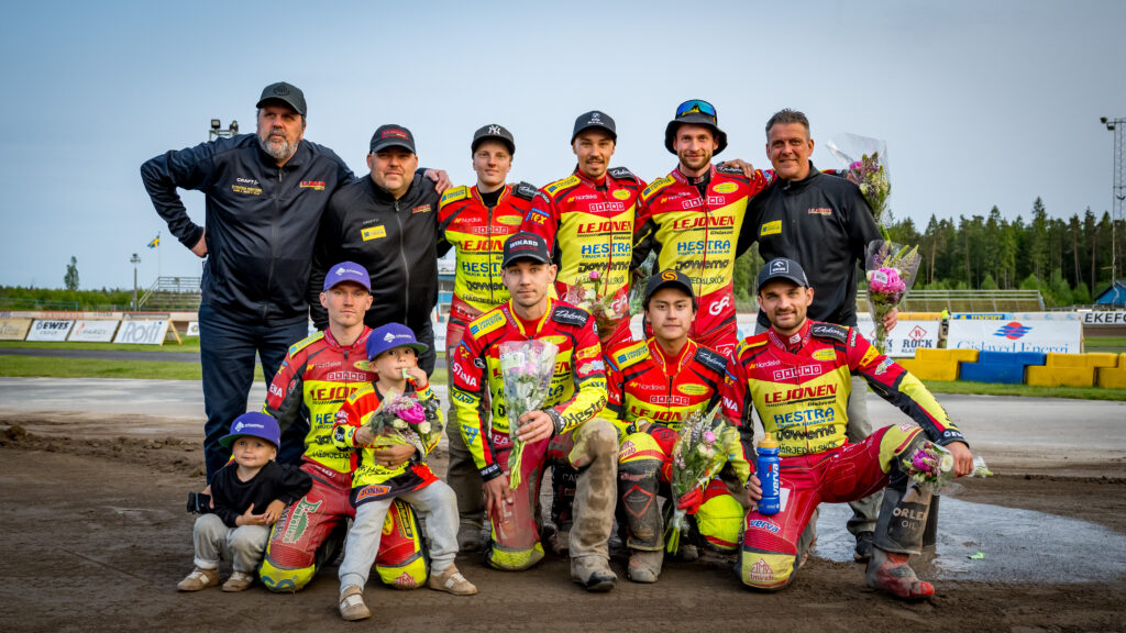 Kvällens matchen i Bauhausligan mellan Lejonen och Västervik på OnePartnerGroup Arena den 3 June i Gislaved ( Foto: Douglas Svalin / SvalinsFoto )