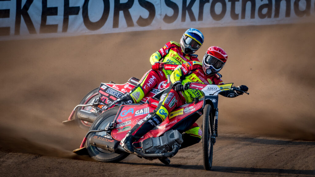Kvällens matchen i Bauhausligan mellan Lejonen och Vargarna på OnePartnerGroup Arena den 16 Juni i Gislaved ( Foto: Douglas Svalin / SvalinsFoto )
