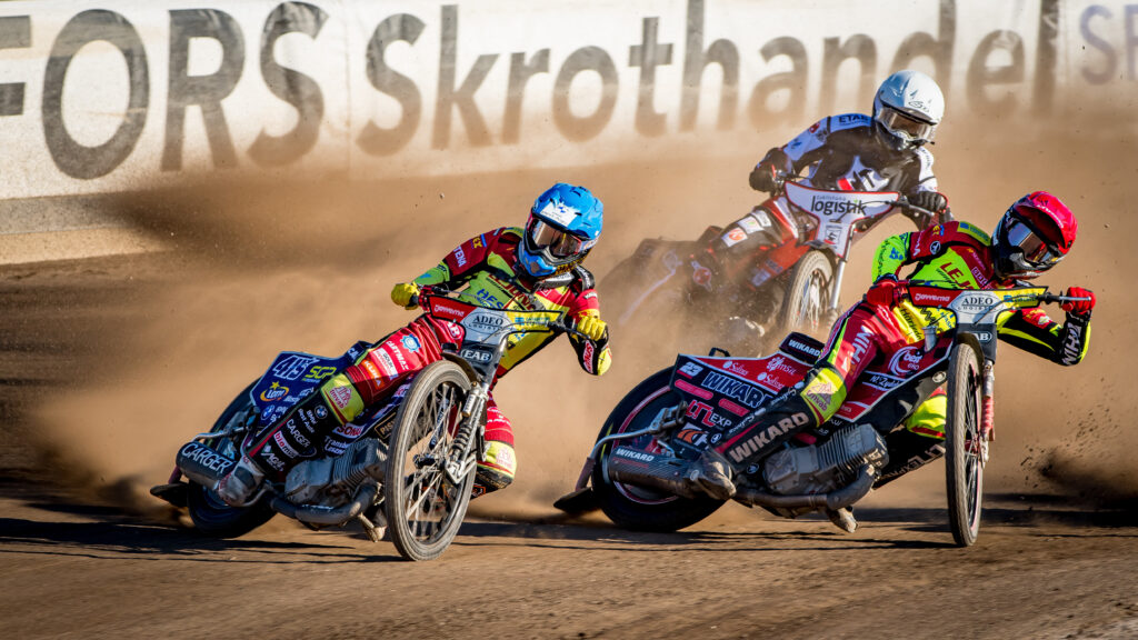 Kvällens matchen i Bauhausligan mellan Lejonen och Smederna på OnePartnerGroup Arena den 1 Juli i Gislaved ( Foto: Douglas Svalin / SvalinsFoto )