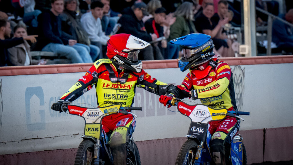 Kvällens enkronas matchen i Bauhausligan mellan Lejonen och Dackarna på OnePartnerGroup Arena den 12 August i Gislaved ( Foto: Douglas Svalin / SvalinsFoto )