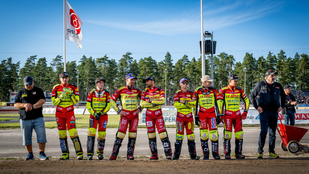 Kvällens enkronas matchen i Bauhausligan mellan Lejonen och Dackarna på OnePartnerGroup Arena den 12 August i Gislaved ( Foto: Douglas Svalin / SvalinsFoto )